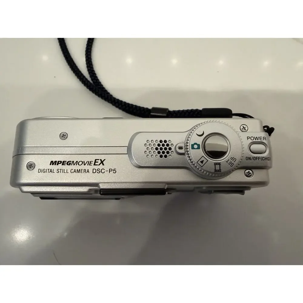 Sony Cyber-shot DSC-P5 Retro Digicam Tested Complete Bundle w/ Case New Battery